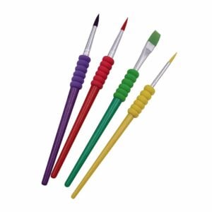 Anthony Peters - Paint Brushes with Grips: 4 Pieces