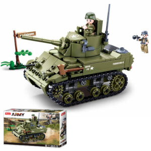 Sluban Building Set: WWII - M5 Light Tank - 344pcs