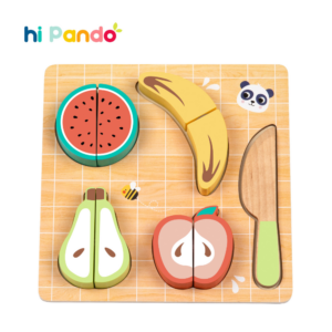 hi Pando - Wooden Cutting Food - Fruit - 10pcs