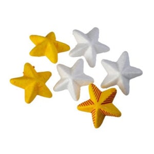 Anthony Peters - Polystyrene Star Shapes: 20 Pieces (60mm)
