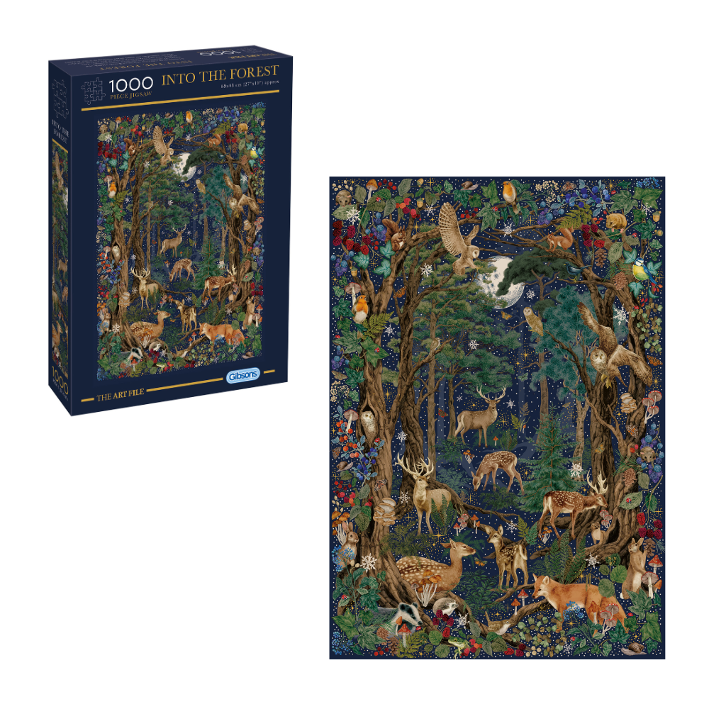 Gibsons - The Art File: Into the Forest - 1000 Piece Jigsaw Puzzle ...