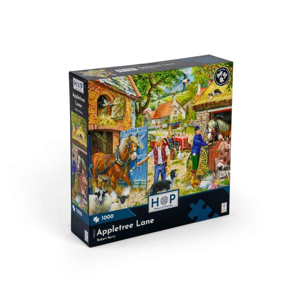 House of Puzzles - Appletree Lane - 1000 Piece Jigsaw Puzzle ...