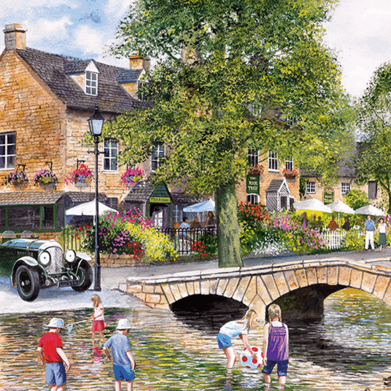 Gibsons – Bourton on the Water – 1000 Piece Jigsaw Puzzle | Greenbean ...