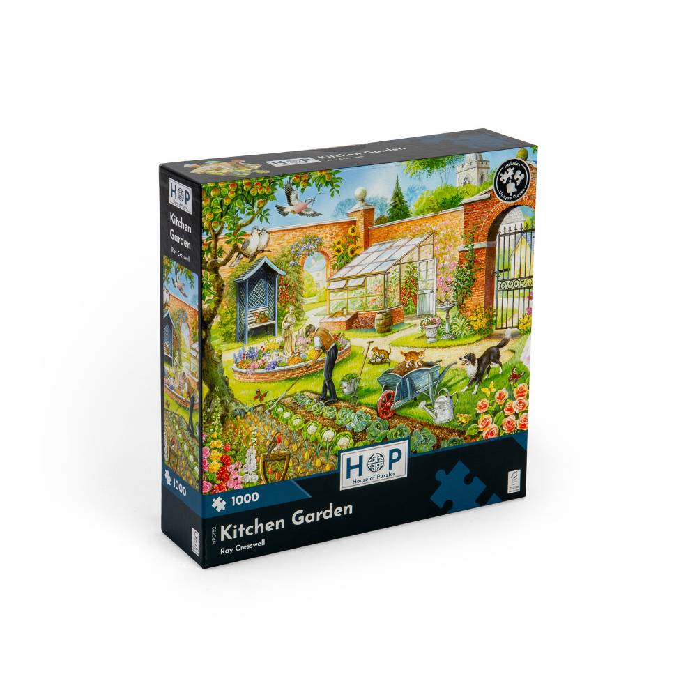 House of Puzzles - Kitchen Garden - 1000 Piece Jigsaw Puzzle ...