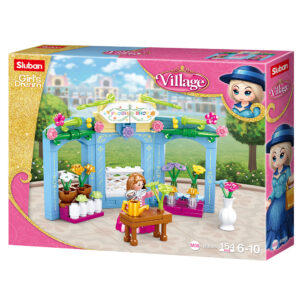 Sluban Building Set: Village - Flower Store - 154pcs
