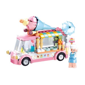 Sluban Building Set: Girls Dream - Ice cream Truck - 145pcs