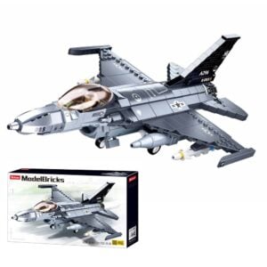Sluban Building Set: Model Bricks - F-16C Falcon Fighter - 521pcs