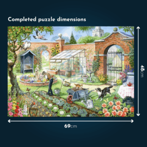 House of Puzzles - Kitchen Garden - 1000 Piece Jigsaw Puzzle