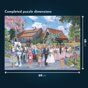 House of Puzzles - Country Wedding - 1000 Piece Jigsaw Puzzle