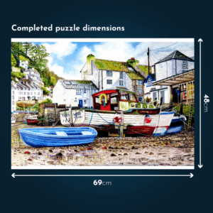 House of Puzzles - Polperro - 1000 Piece Jigsaw Puzzle