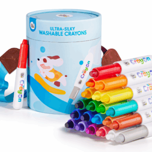 Jar Meló - Twistable Washable Silky Crayons in Carry Case - 24 Colours