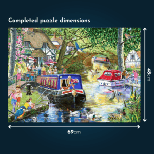 House of Puzzles - Summer on the River - 1000 Piece Jigsaw Puzzle
