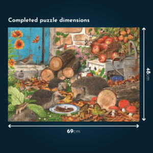 House of Puzzles - Garden Helpers - 1000 Piece Jigsaw Puzzle