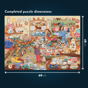 House of Puzzles - Bulls In A China Shop - 1000 Piece Jigsaw Puzzle