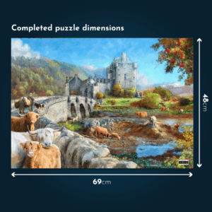 House of Puzzles - Highland Morning - 1000 Piece Jigsaw Puzzle