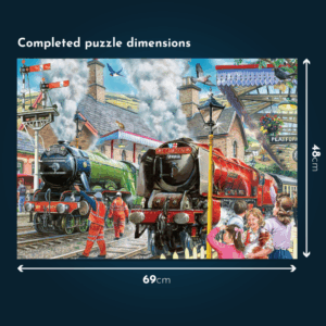 House of Puzzles - Checking the Line - 1000 Piece Jigsaw Puzzle