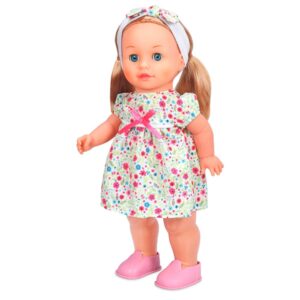 Takmay Dolls - Baby Girl Doll - Singing & Walking with Dog - Hard Body - 40cm