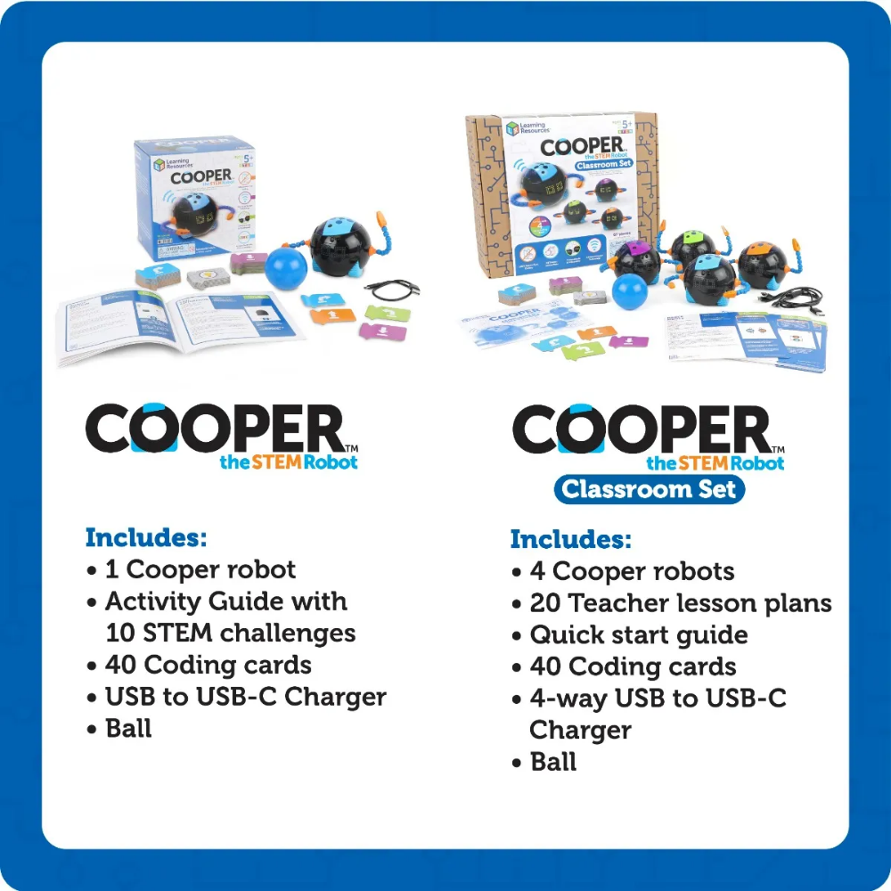 Learning Resources - Cooper™ The STEM & Coding Robot Activity Set ...
