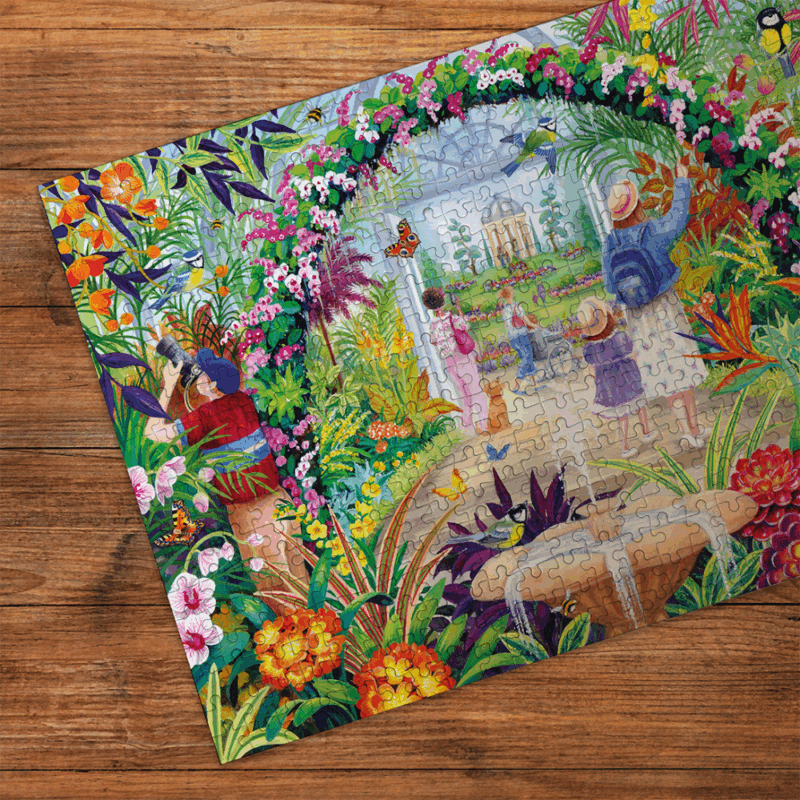 Gibsons - Botanical Blooms - 500 Piece Jigsaw Puzzle | Greenbean Learning