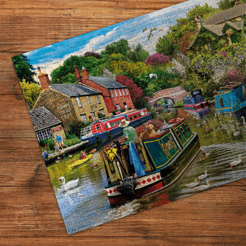 Gibsons - River Retreat - 500 Piece Jigsaw Puzzle | Greenbean Learning