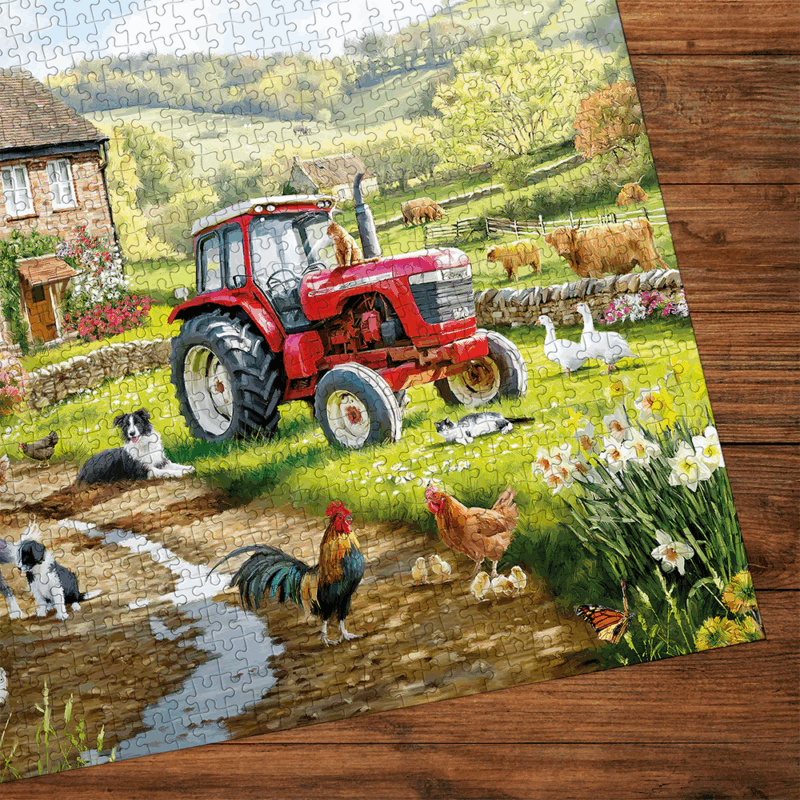 Gibsons - Macneil Farm - XL Pieces - 500 Piece Jigsaw Puzzle ...
