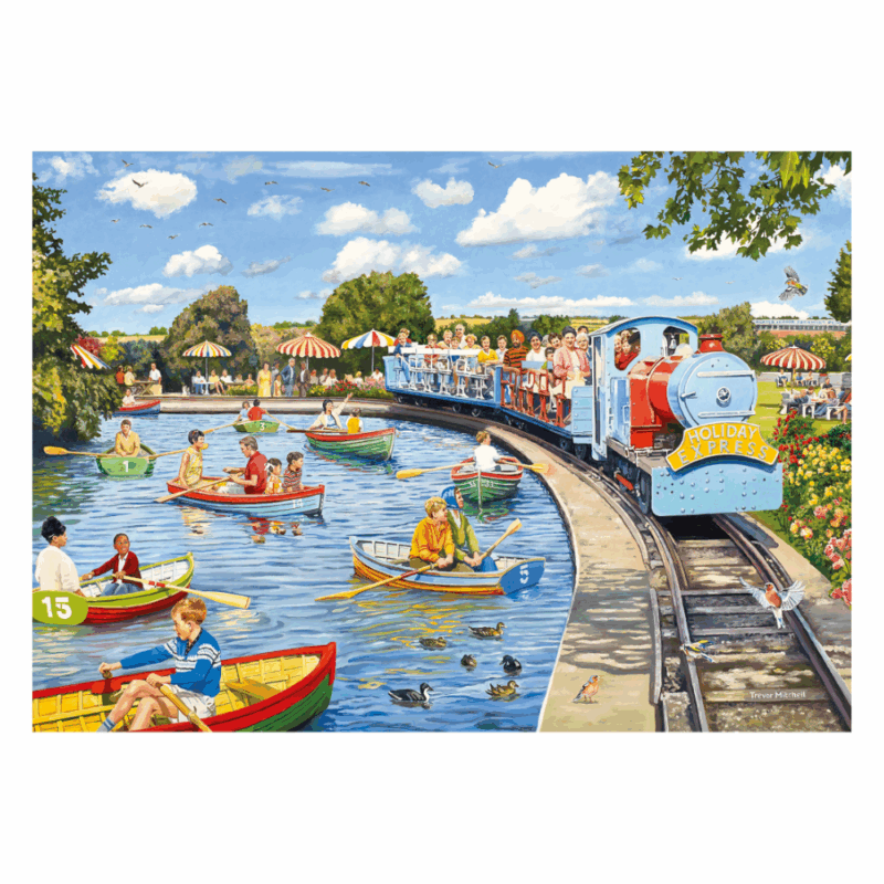 Gibsons - The Boating Lake - 1000 Piece Jigsaw Puzzle | Greenbean Learning