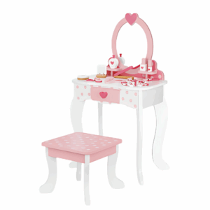 TookyToy Kids - Pretend Play Make-Up & Vanity Table Toy Set