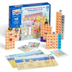 Hand2Mind - MathLink® Cubes Numberblocks® 21-30 Activity Set