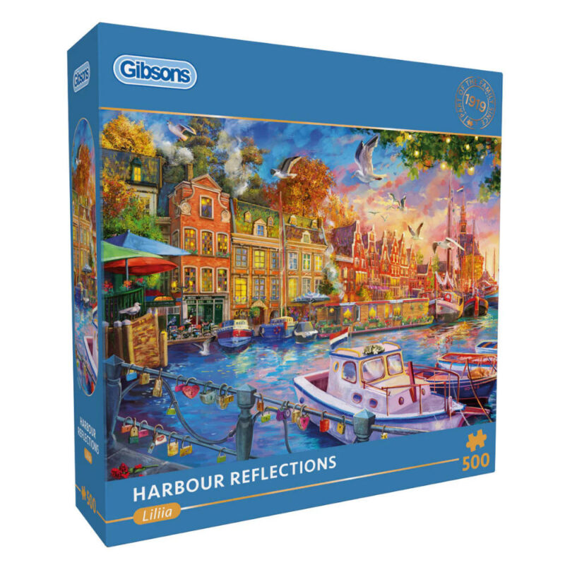 Gibsons - Harbour Reflections - 500 Piece Jigsaw Puzzle | Greenbean ...