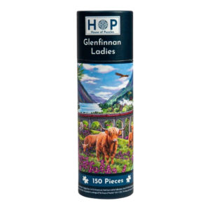 House of Puzzles - Glenfinnan Ladies - Puzzle Tube - 150 Piece Jigsaw Puzzle