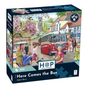 House of Puzzles - Here Comes the Bus - 500 Piece Jigsaw Puzzle