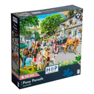 House of Puzzles - Pony Parade - XL Pieces - 500 Piece Jigsaw Puzzle