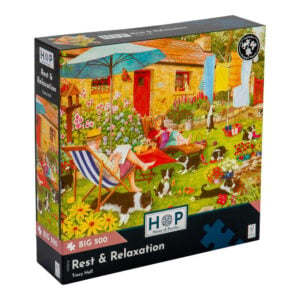 House of Puzzles - Rest & Relaxation - XL Pieces - 500 Piece Jigsaw Puzzle