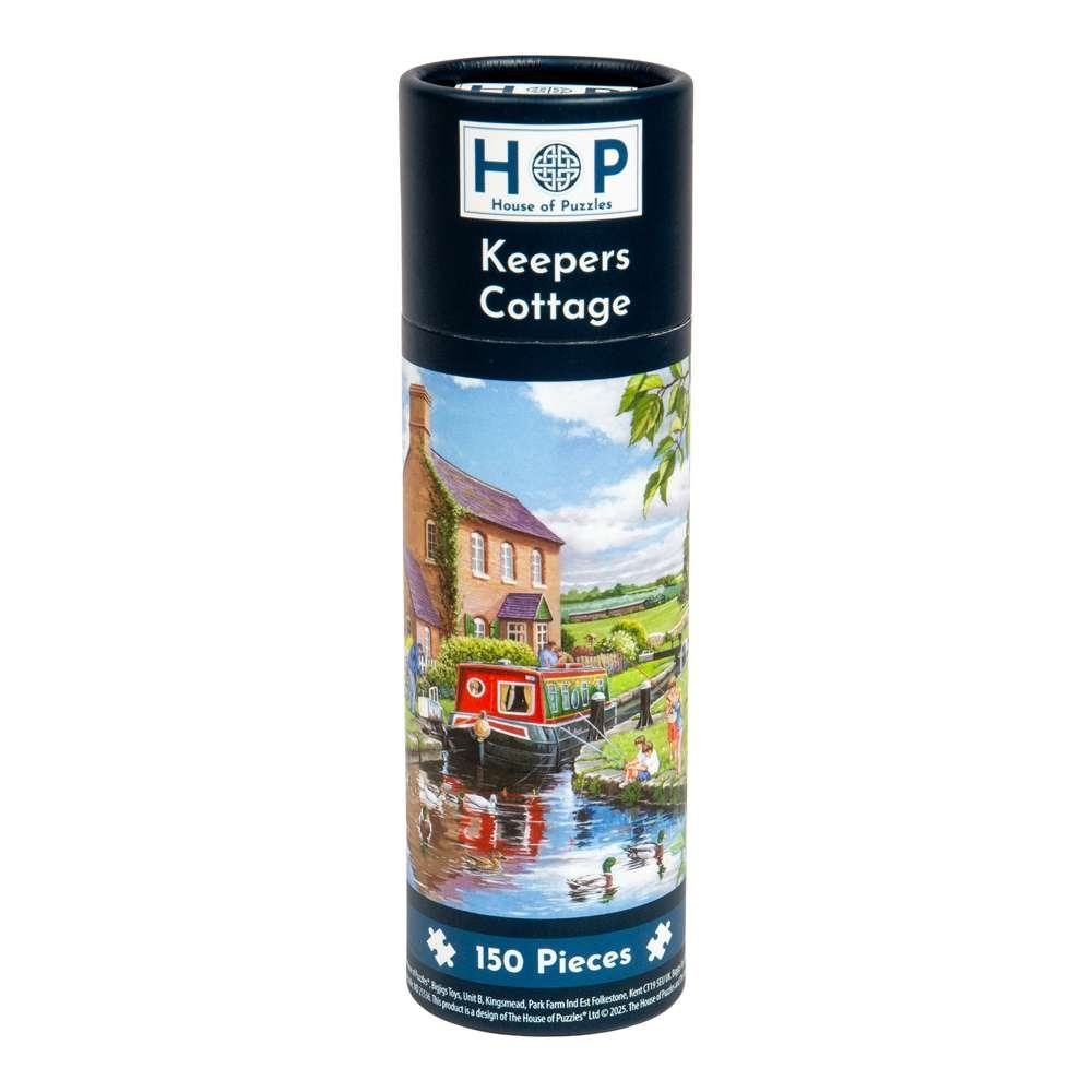 House of Puzzles - Keepers Cottage - Puzzle Tube - 150 Piece Jigsaw Puzzle