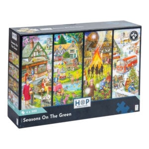 House of Puzzles - Seasons On The Green - 4 x 500 Piece Jigsaw Puzzles