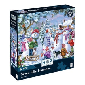 House of Puzzles - Seven Silly Snowmen - 1000 Piece Jigsaw Puzzle