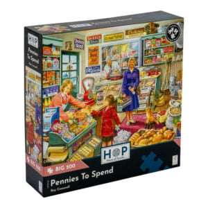 House of Puzzles - Pennies To Spend - XL Pieces - 500 Piece Jigsaw Puzzle