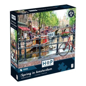 House of Puzzles - Spring in Amsterdam - 1000 Piece Jigsaw Puzzle
