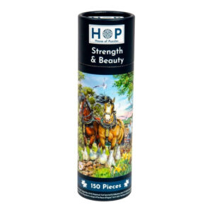 House of Puzzles - Strength & Beauty - Puzzle Tube - 150 Piece Jigsaw Puzzle