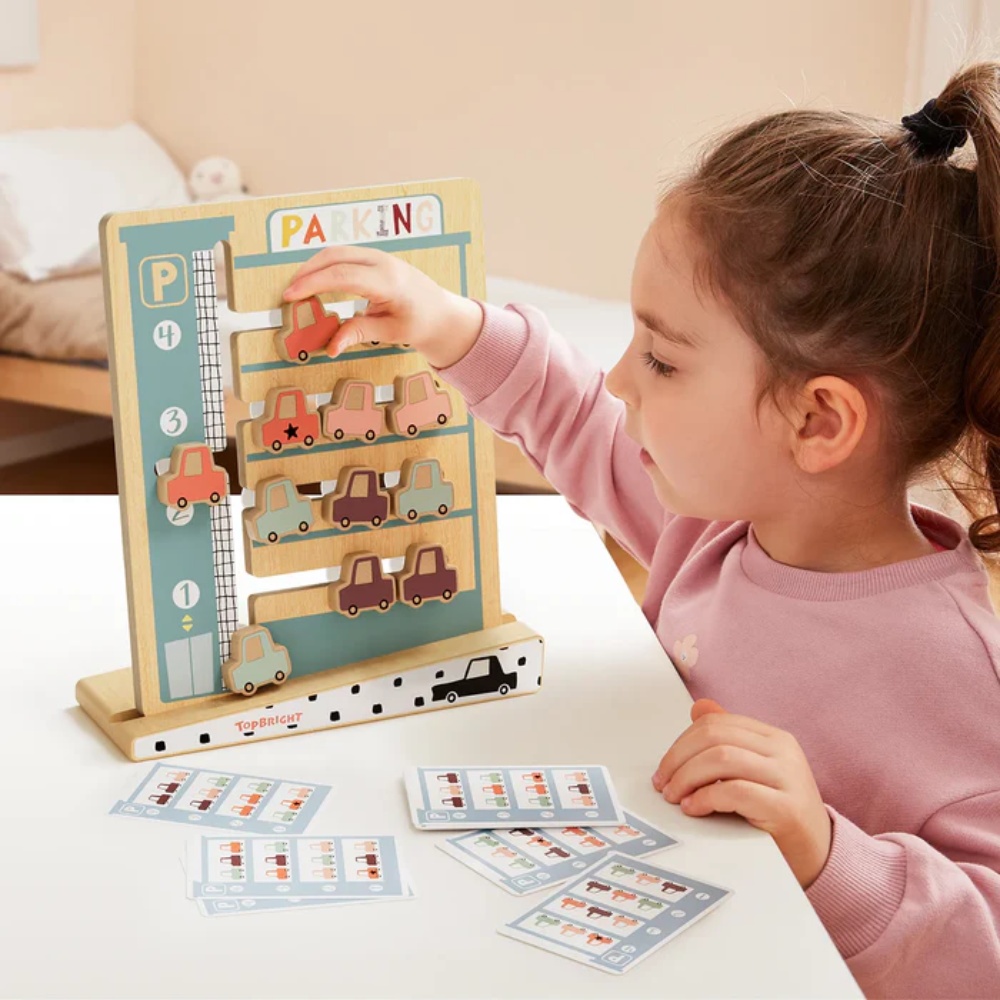 TopBright - Montessori Parking Challenge: Sliding Puzzle Board Game for Kids - Image 2