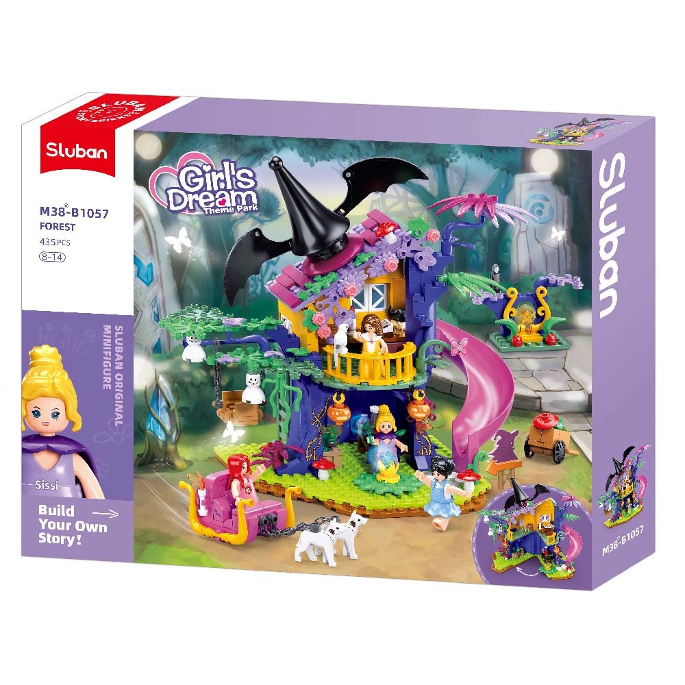 Sluban Building Set: Girls Dream - Magical Tree House - 435pcs