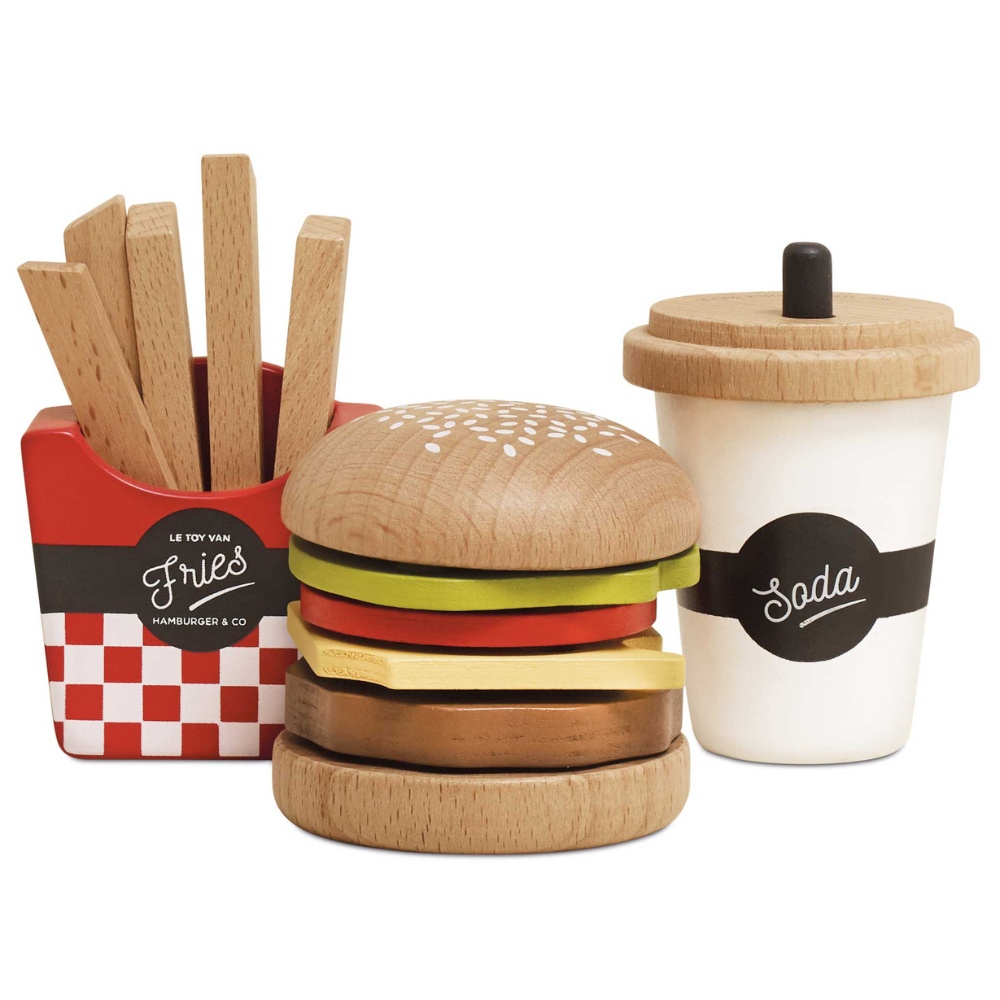Le Toy Van - Gourmet Hamburger Set - 13pcs
