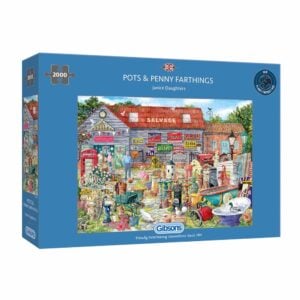 Gibsons - Pots and Penny Farthings - 2000 Piece Jigsaw Puzzle