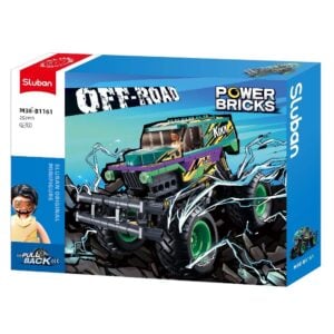 Sluban Building Set: Pull Back PowerBricks - Off Road Vehicle - 252pcs