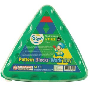 Gigo - Activity Tray Pattern Blocks Triangular