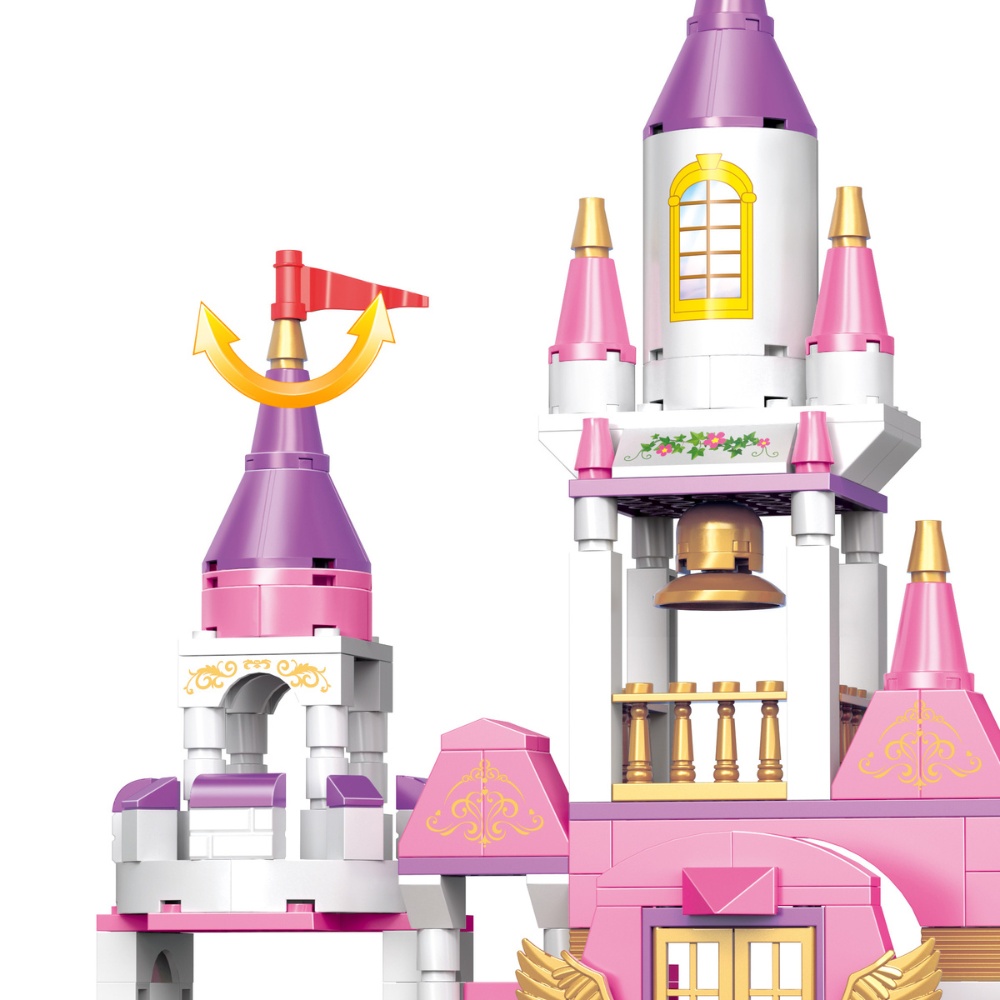 Cogo - Building Block Set - Fairytale Dream Castle - 516 Pieces - Image 4