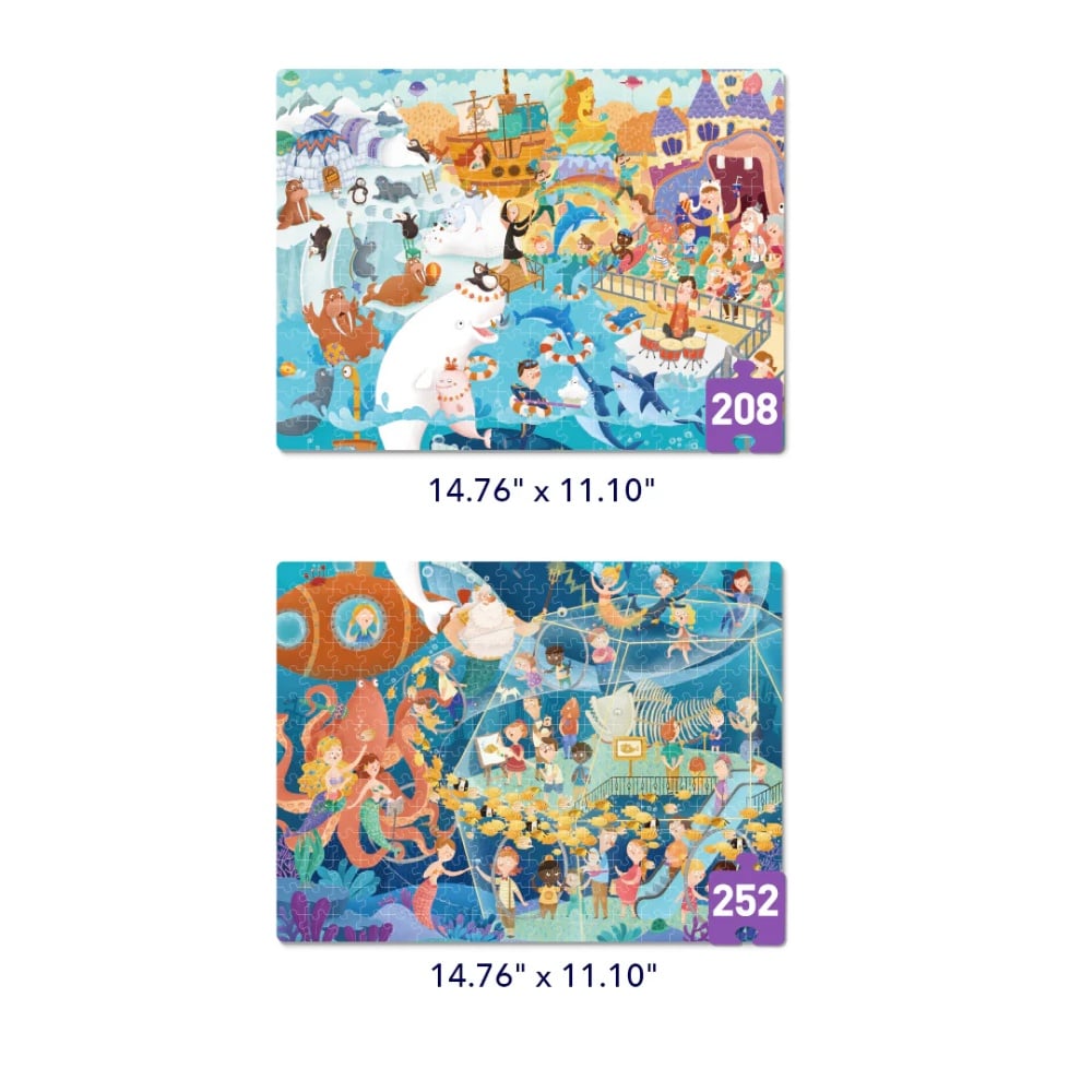 Mideer - Level Up Jigsaw Puzzle for Kids - 2-in-1 - Level 7 Song Of The Sea - Image 3