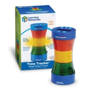 Learning Resources - Time Tracker: Visual Timer & Clock Light & Sound Classroom Tool