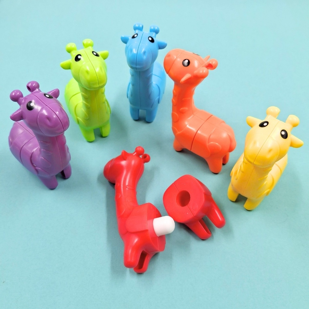 Mingli Toys - Mix, Match & Connect Giraffes - Educational Toy - 6 Pieces - Image 2