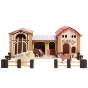 Le Toy Van - Wooden Farmyard Stables